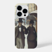 パリ通り雨日 iPhoneケース (裏面)