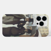 パリ通り雨日 iPhoneケース (裏面横)