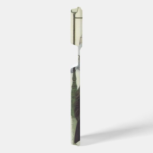 パリ通り雨日 iPhoneケース (右側面)