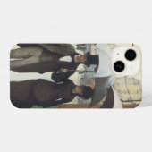 パリ通り雨日 iPhoneケース (裏面横)