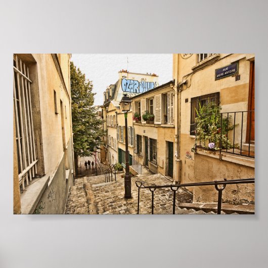 パリ通り ポスター (正面)