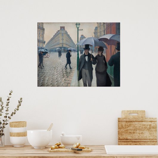 パリ通り ポスター (キッチン)