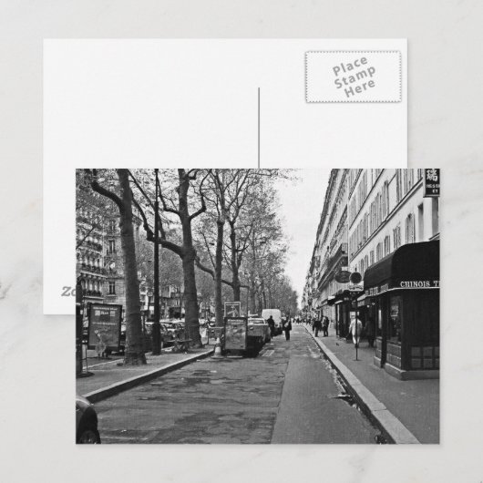 パリ通り ポストカード (正面/裏面)