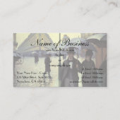 パリ通り，雨の日バイグスタヴカイルボッテ 名刺 (正面)