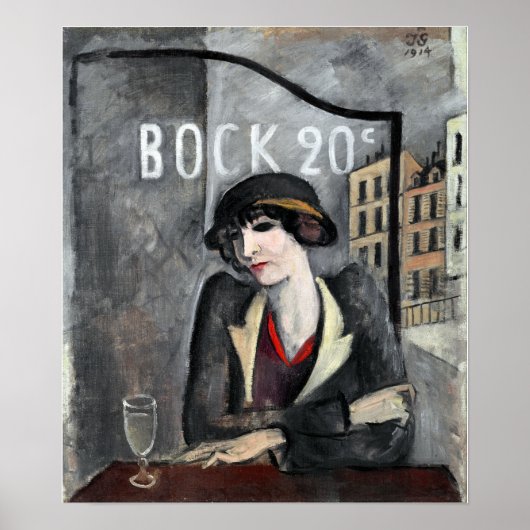 パリ郊外のジャゼプスグロスヴァルド ポスター (正面)