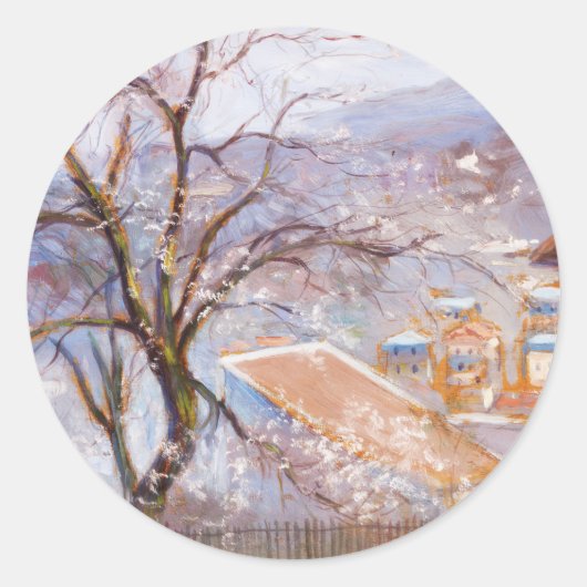 パリ郊外のヒューゴ・シンバーグ ラウンドシール (正面)