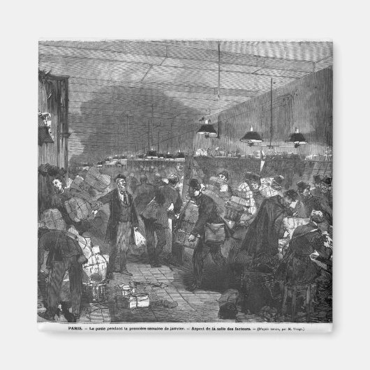 パリ郵便局インテリア マグネット (正面)