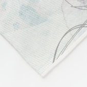 パリ都市コラージュのデザインの投球 フリースブランケット (角)