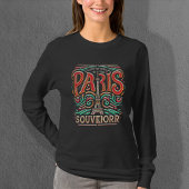 パリ開花ラブシンフォニー基本長袖 Tシャツ