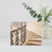 パリ階段写真はがき ポストカード (スタンド正面)