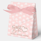 パリ風ベビーシャワー Café Bébé Paris フェイバーボックス (正面)