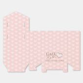 パリ風ベビーシャワー Café Bébé Paris フェイバーボックス (見開き)