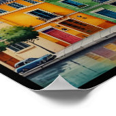 パリ魅力的シティ ポスター (角)