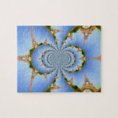 パリ魔法：幾何学的エッフェルタワーデザイン ジグソーパズル (横)