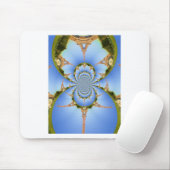 パリ魔法:幾何学的エッフェルタワーデザイン マウスパッド (マウス)