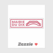 パリ10区のロゴ シール (シート)