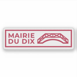 パリ10区のロゴ シール