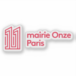 パリ11区のロゴ シール