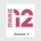 パリ12区のロゴ シール (シート)