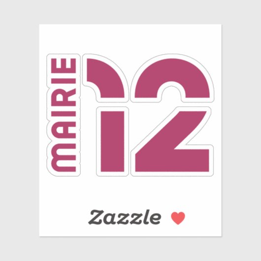 パリ12区のロゴ シール (シート)