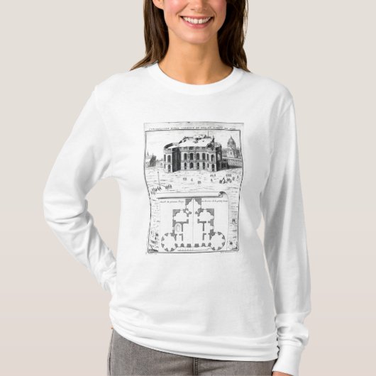 パリ1741年の王室のな観測所 Tシャツ (正面)
