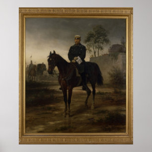 パリ1873年の前のビスマルク ポスター