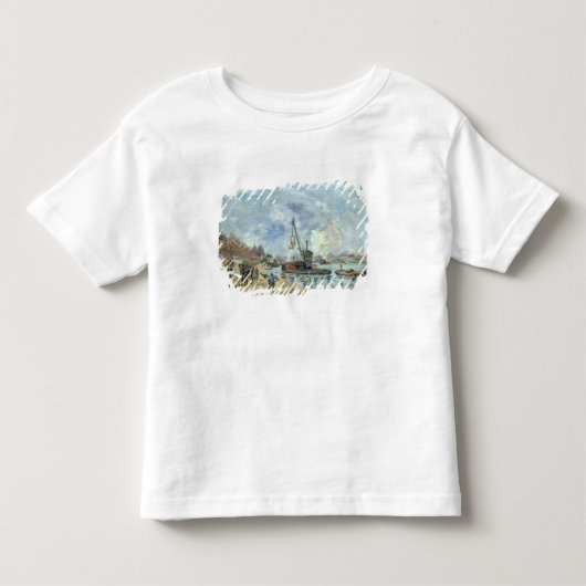 パリ1874年のクウェイde Bercy トドラーTシャツ (正面)