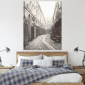 パリ19世紀の写真 キャンバスプリント (インサイチュ (寝室))