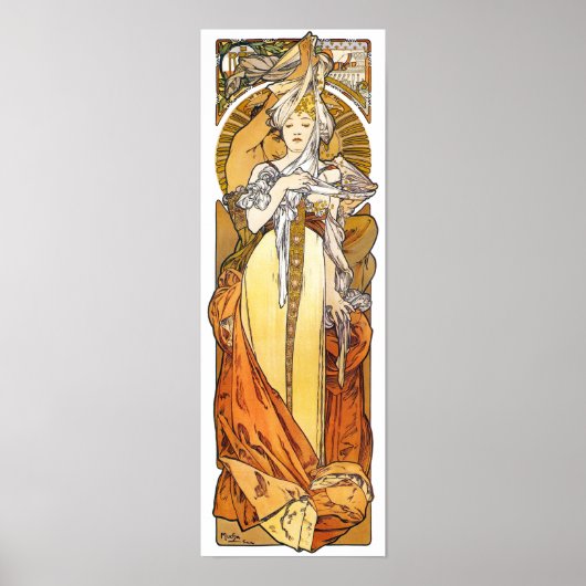 パリ1900、アルフォンスミュシャ ポスター (正面)