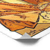 パリ1900、アルフォンスミュシャ ポスター (角)