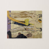 パリ1920-30年の判断(pochoirのプリント) ジグソーパズル (横)