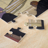 パリ1920-30年の判断(pochoirのプリント) ジグソーパズル (側面)