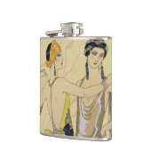 パリ1920-30年の判断(pochoirのプリント) フラスク (左)