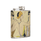 パリ1920-30年の判断(pochoirのプリント) フラスク (右)