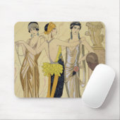 パリ1920-30年の判断(pochoirのプリント) マウスパッド (マウス)