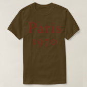 パリ1970 Tシャツ (デザイン正面)