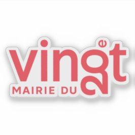 パリ20区のロゴ シール