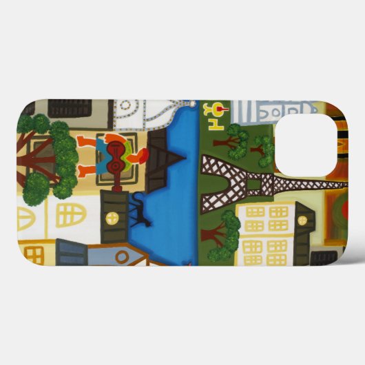 パリ2006年の春 Case-Mate iPhoneケース (裏面 (横))