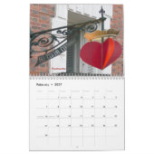 パリ2008年 カレンダー (2月 2027)