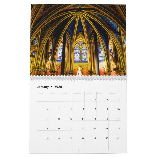 パリ2015のカレンダー カレンダー (1月 2026)