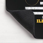 パリ2024 太陽の Eclipse 2024 040824 Eclipse マウスパッド (コーナー)