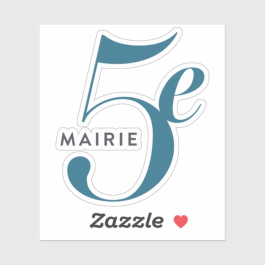 パリ5区のロゴ シール (シート)