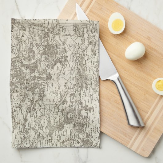 パリ5 キッチンタオル (四つ折り)