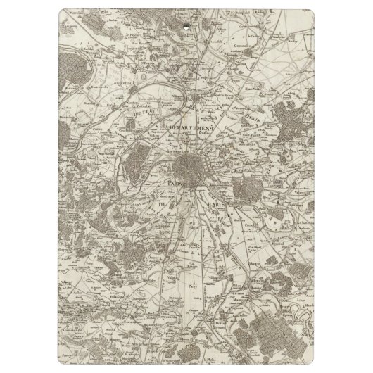 パリ5 クリップボード (裏面)