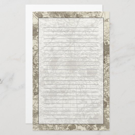 パリ5 便箋 (正面/裏面)