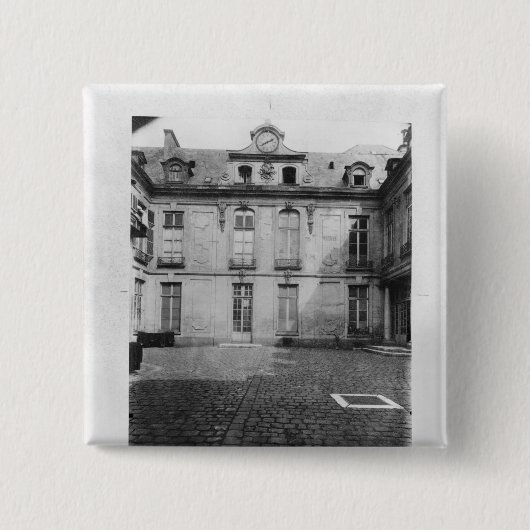 パリ60の通りdeのHotel du Grand Veneur 缶バッジ (正面)