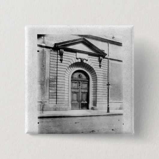 パリ60の通りdeのHotel du Grand Veneur 缶バッジ (正面)