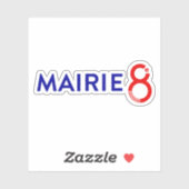 パリ8区のロゴ シール (シート)