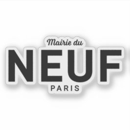 パリ9区のロゴ シール