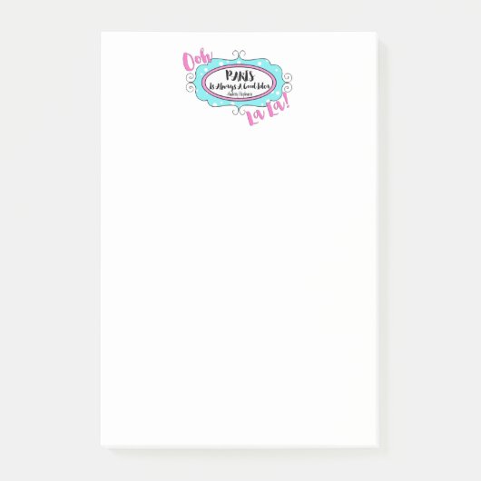 「パリ」のポストイットノート ポストイット (正面)